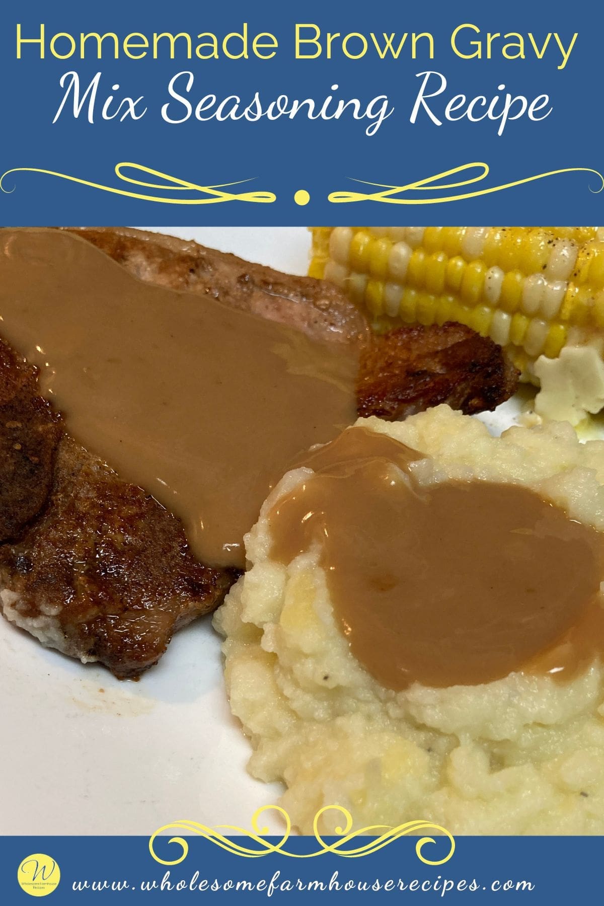 Homemade Brown Gravy Mix Seasoning Recipe