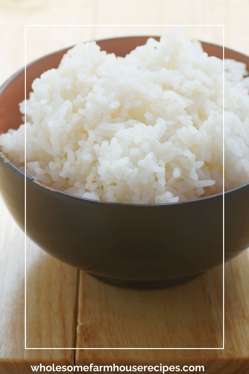 Reheated light and fluffy rice