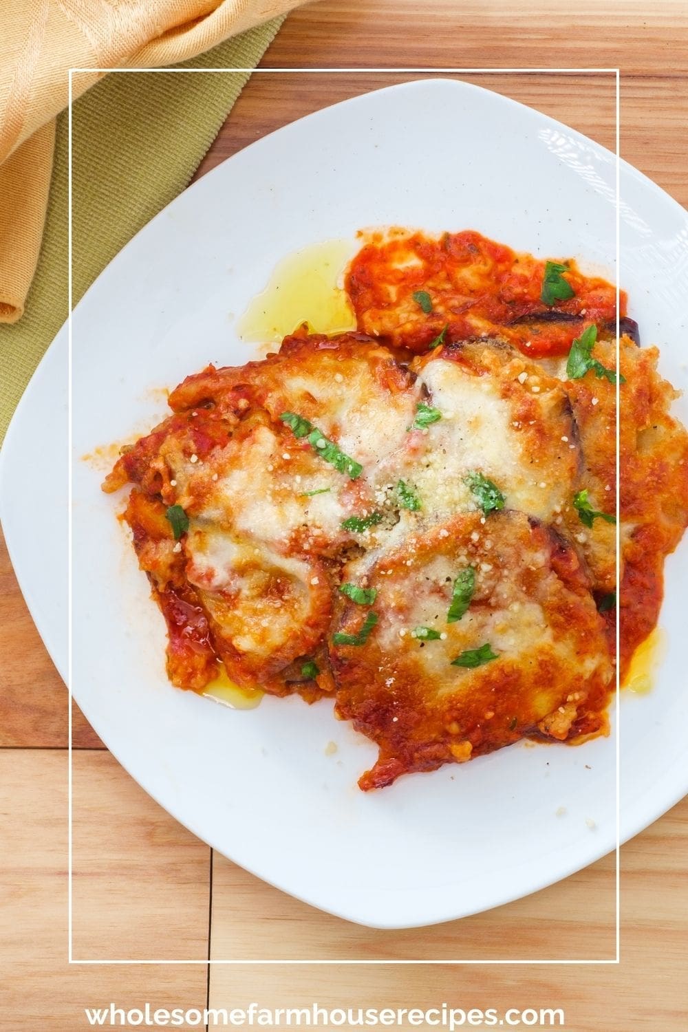 baked eggplant parmesan recipe