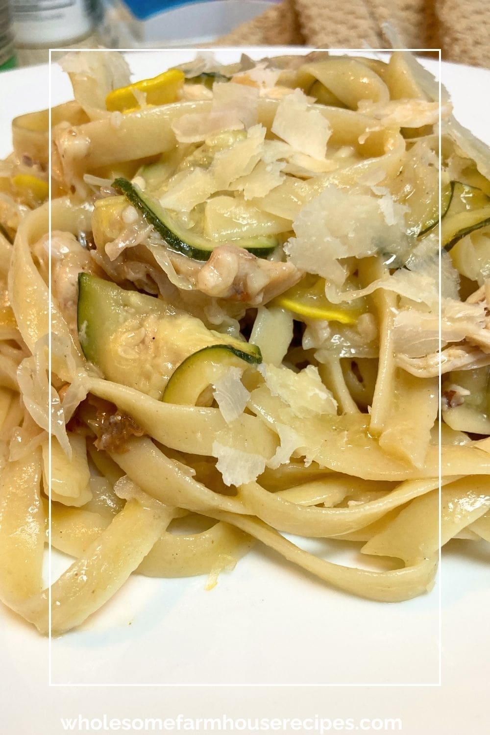 30 Minute Rotisserie Chicken and Fettuccine Dinner