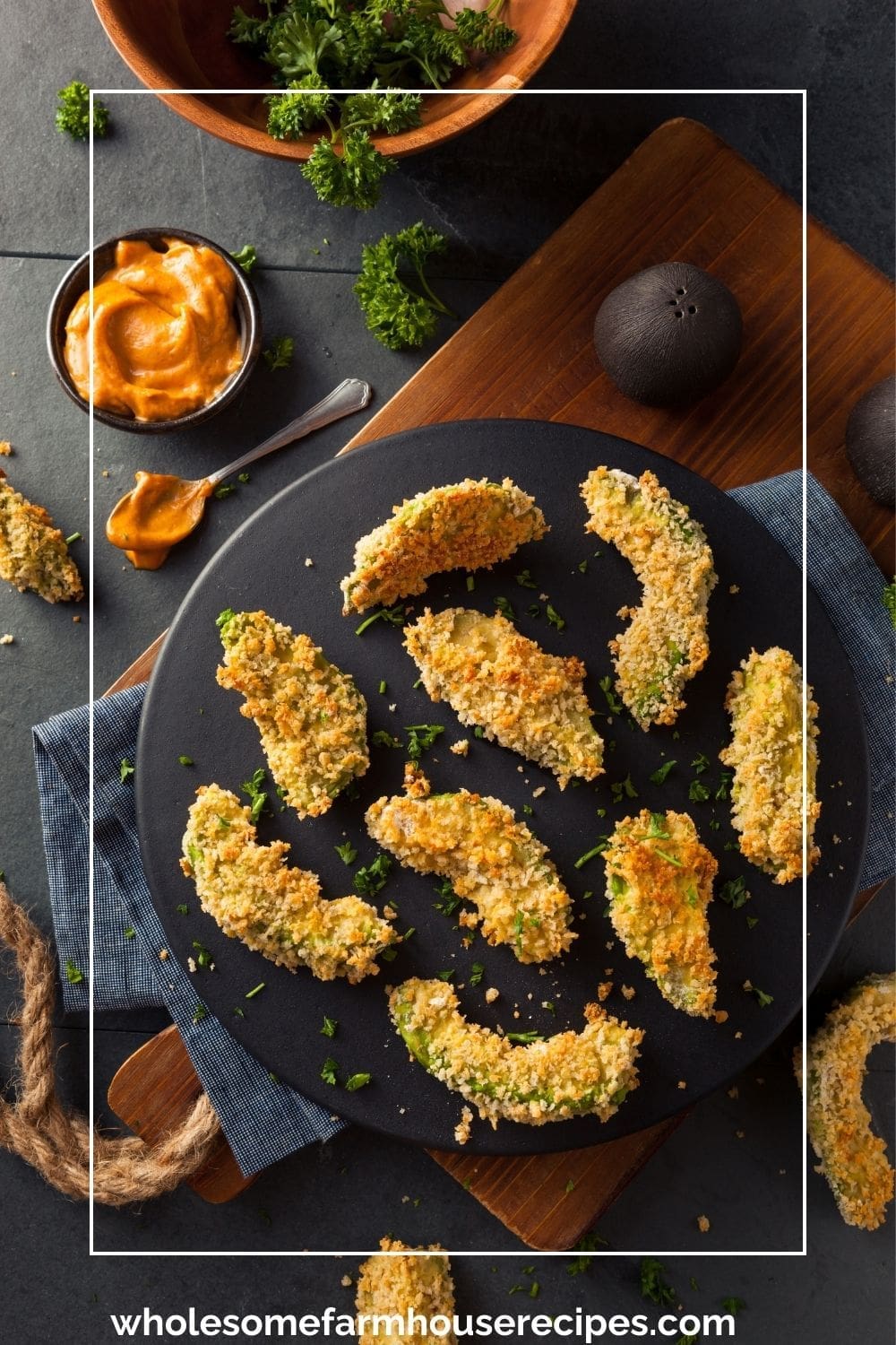 Avocado Fries with Dipping Sauce