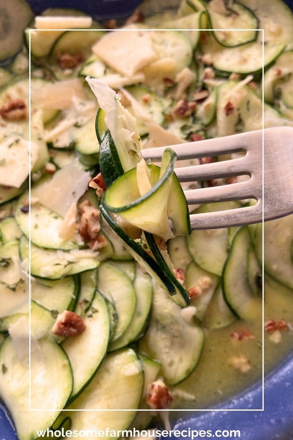 Fork of Zucchini Salad