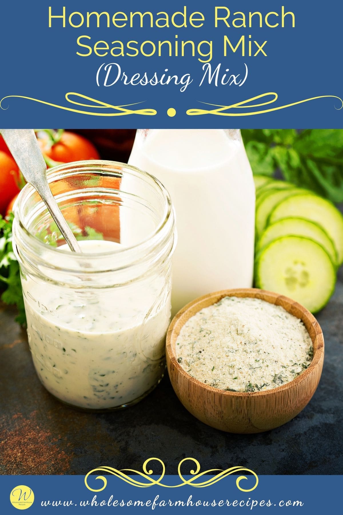 Homemade Ranch Seasoning Mix (Dressing Mix)