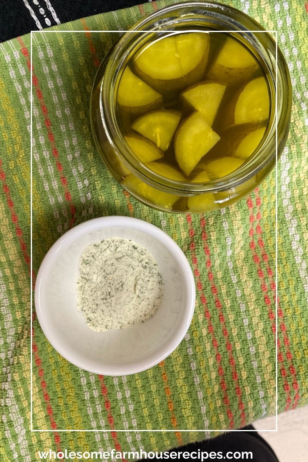 2 Ingredient Overnight Refrigerator Pickle Recipe