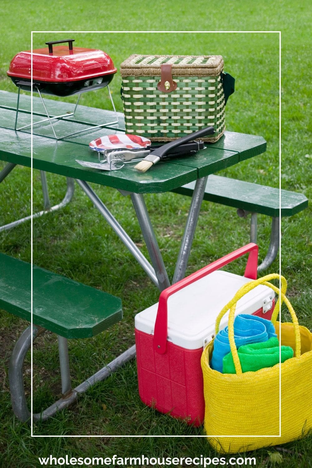 Coolers at a Picnic