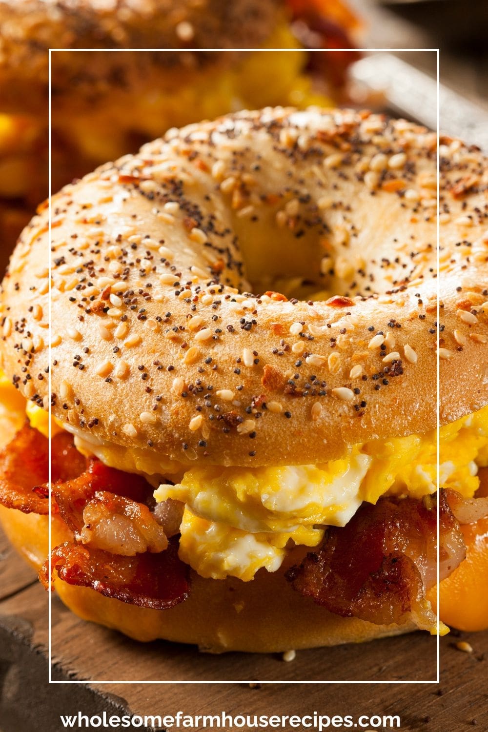 Homemade Breakfast Bagel