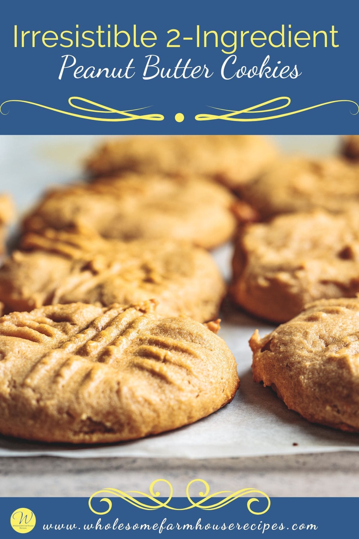 Irresistible 2-Ingredient Peanut Butter Cookies