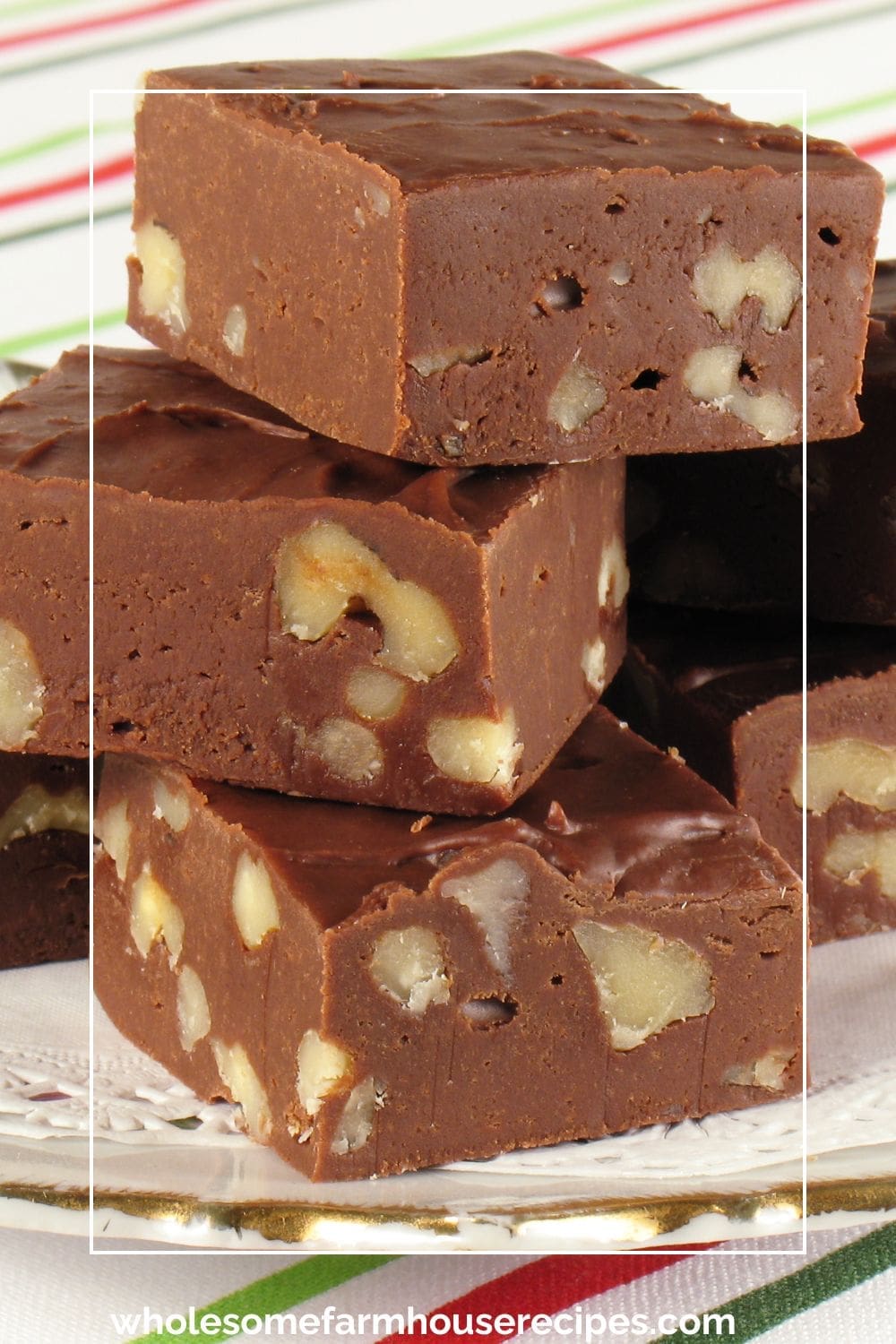 Fudge with walnuts