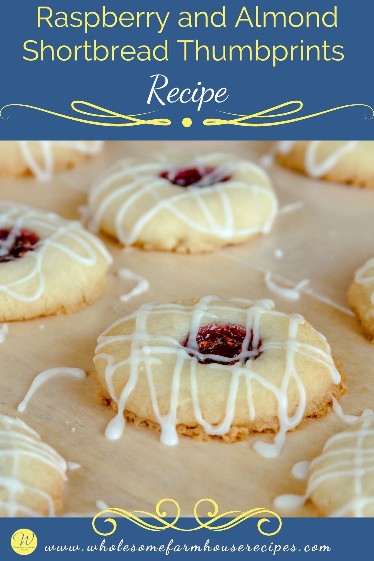 Raspberry and Almond Shortbread Thumbprints Recipe