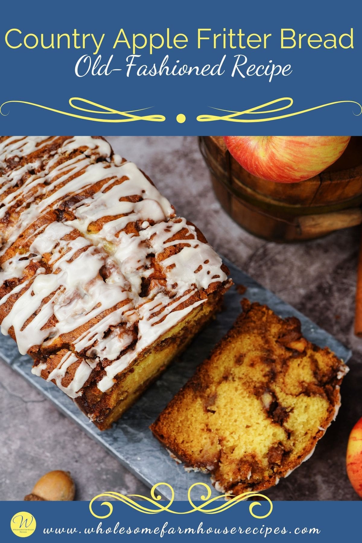 Country Apple Fritter Bread Old-Fashioned Recipe