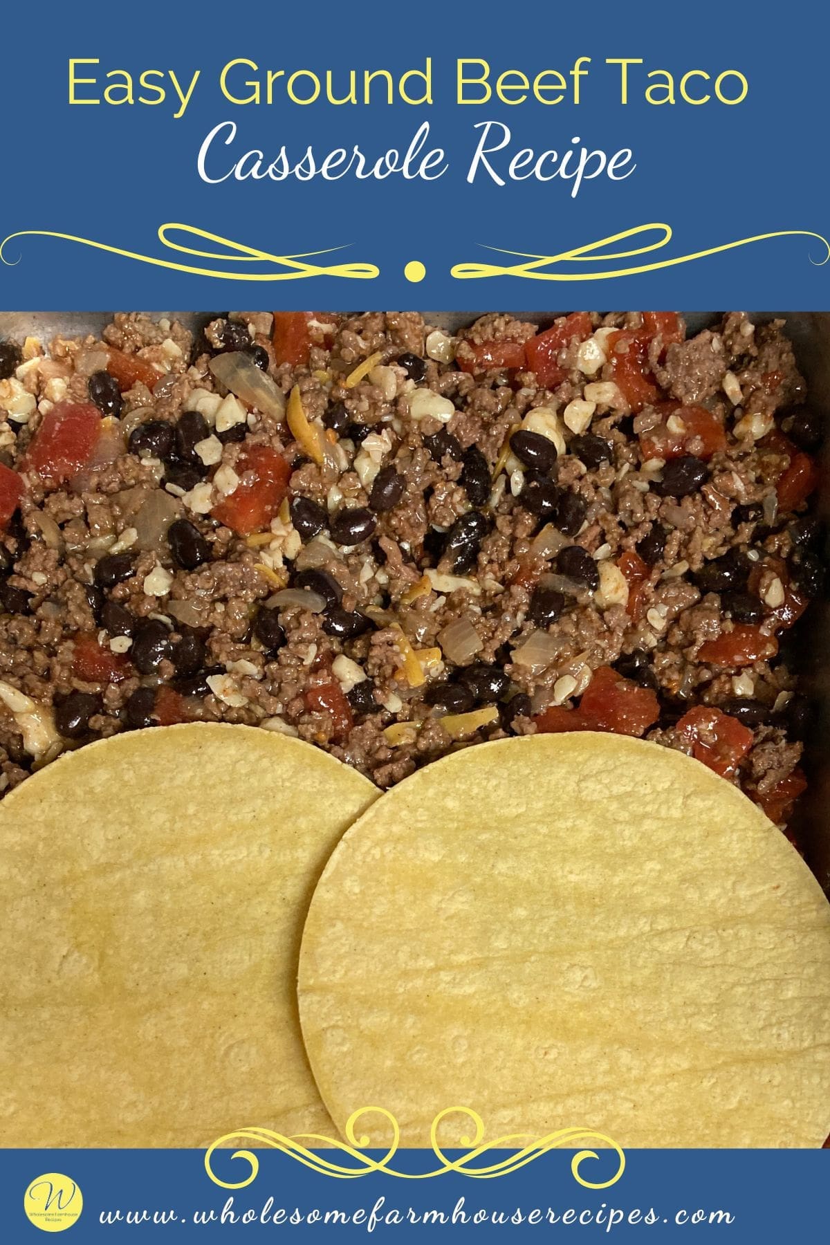 Easy Ground Beef Taco Casserole Recipe