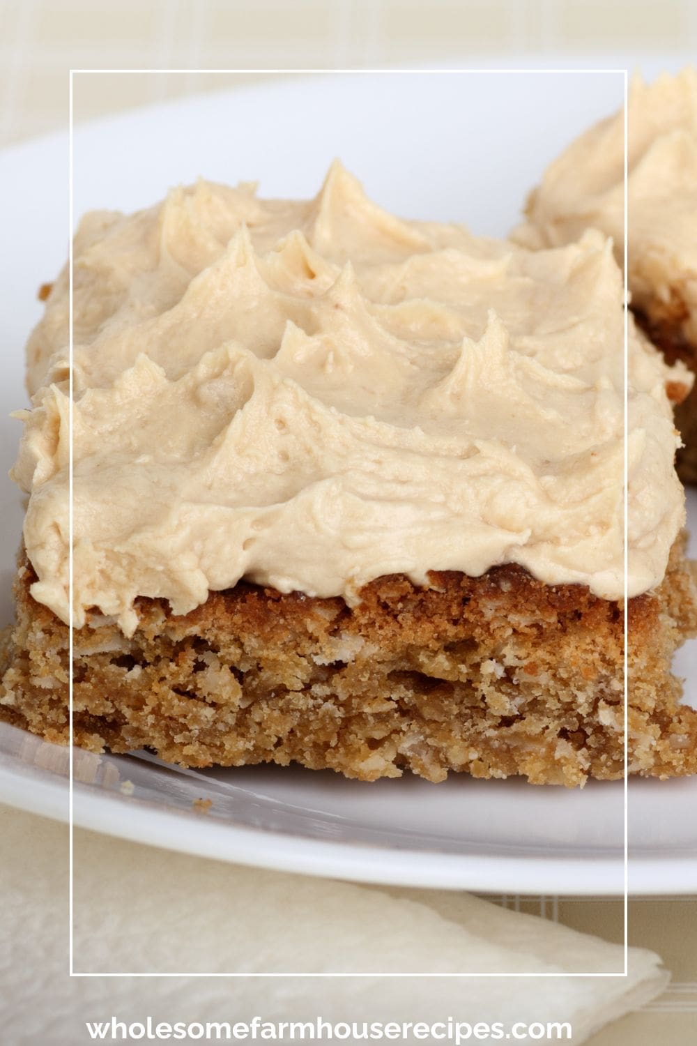 Apple Blondies with Frosting