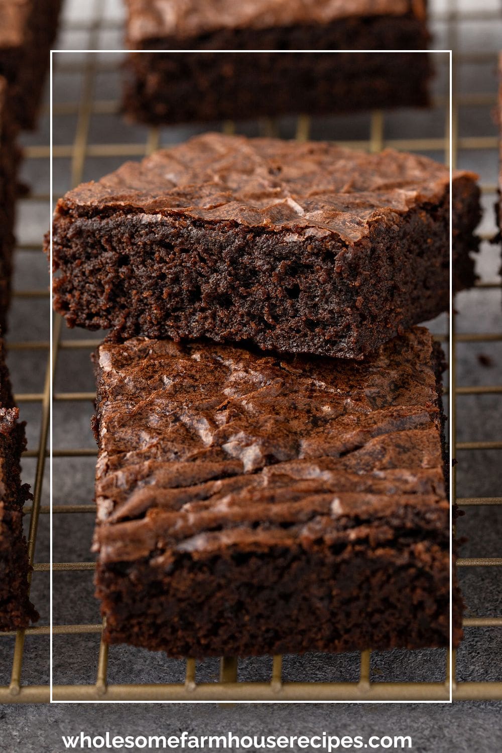 Coffee Brownies Cooling