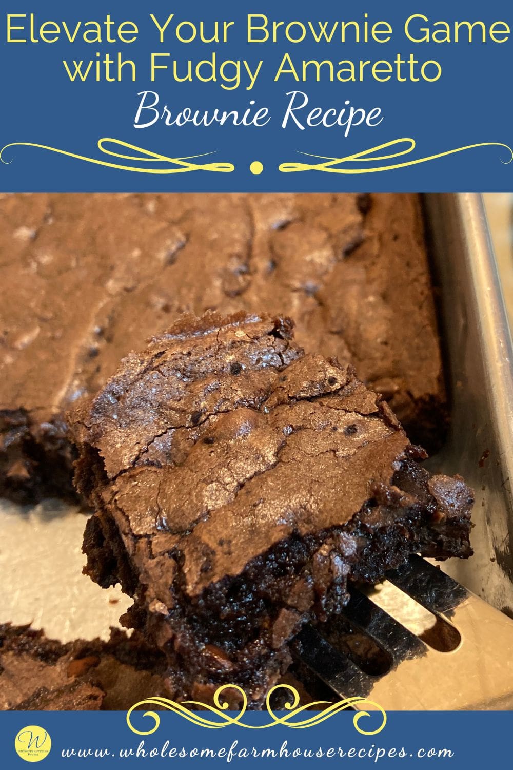 Elevate Your Brownie Game with Fudgy Amaretto Brownie Recipe