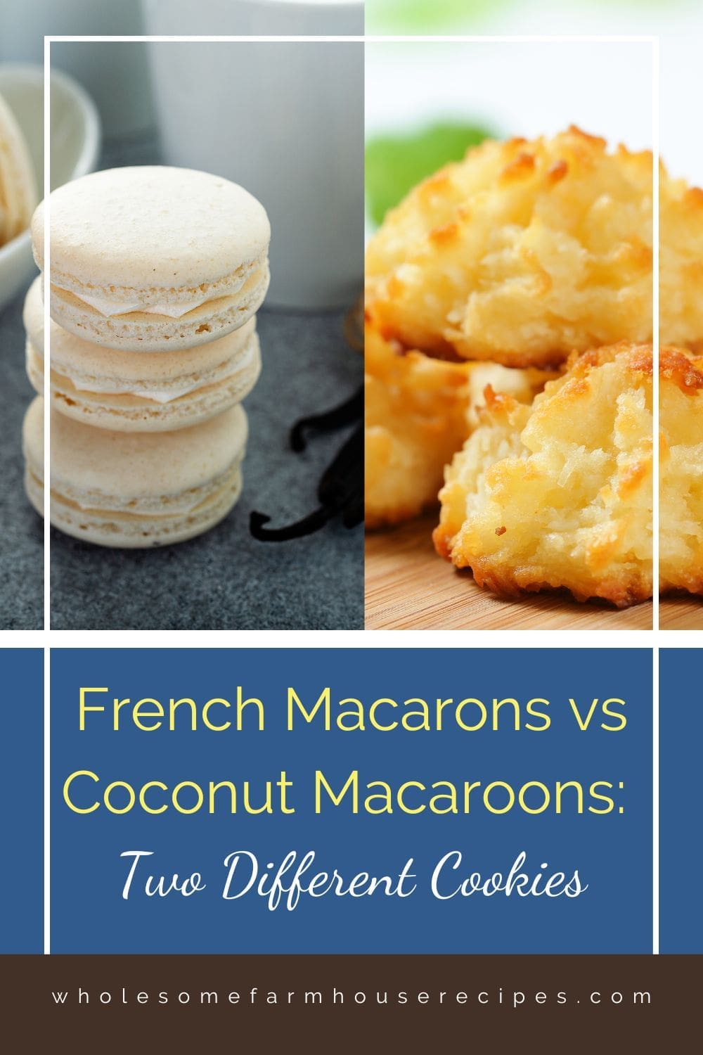 French Macarons vs Coconut Macaroons Two Different Cookies