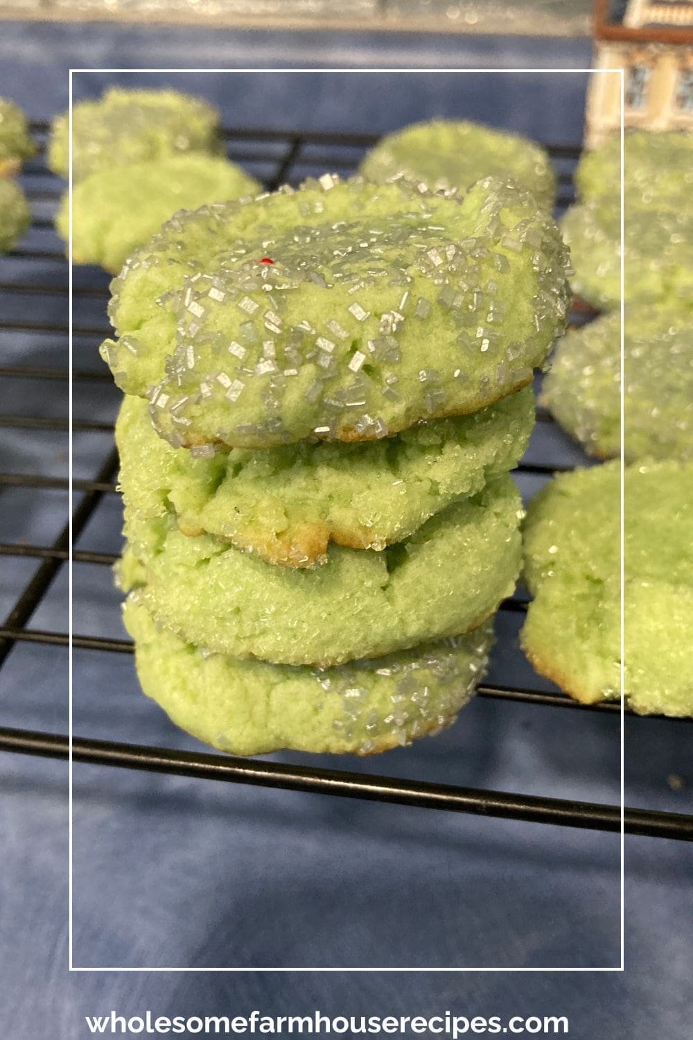 Fruity Spritz Cookies Stacked
