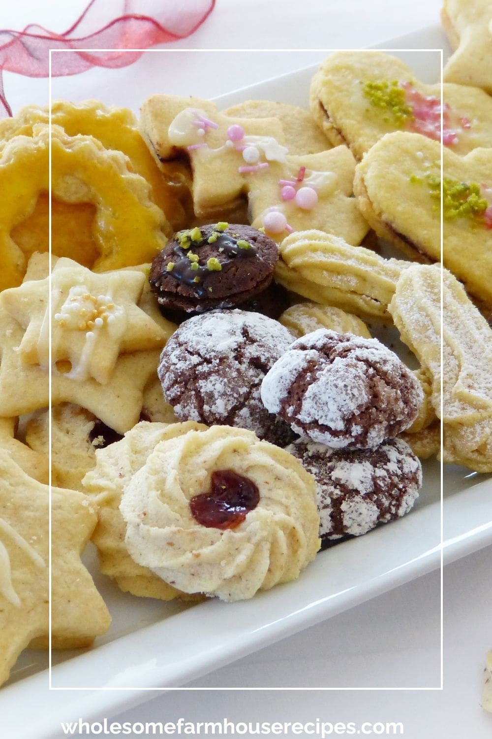 Variety of Cookies on a Tray