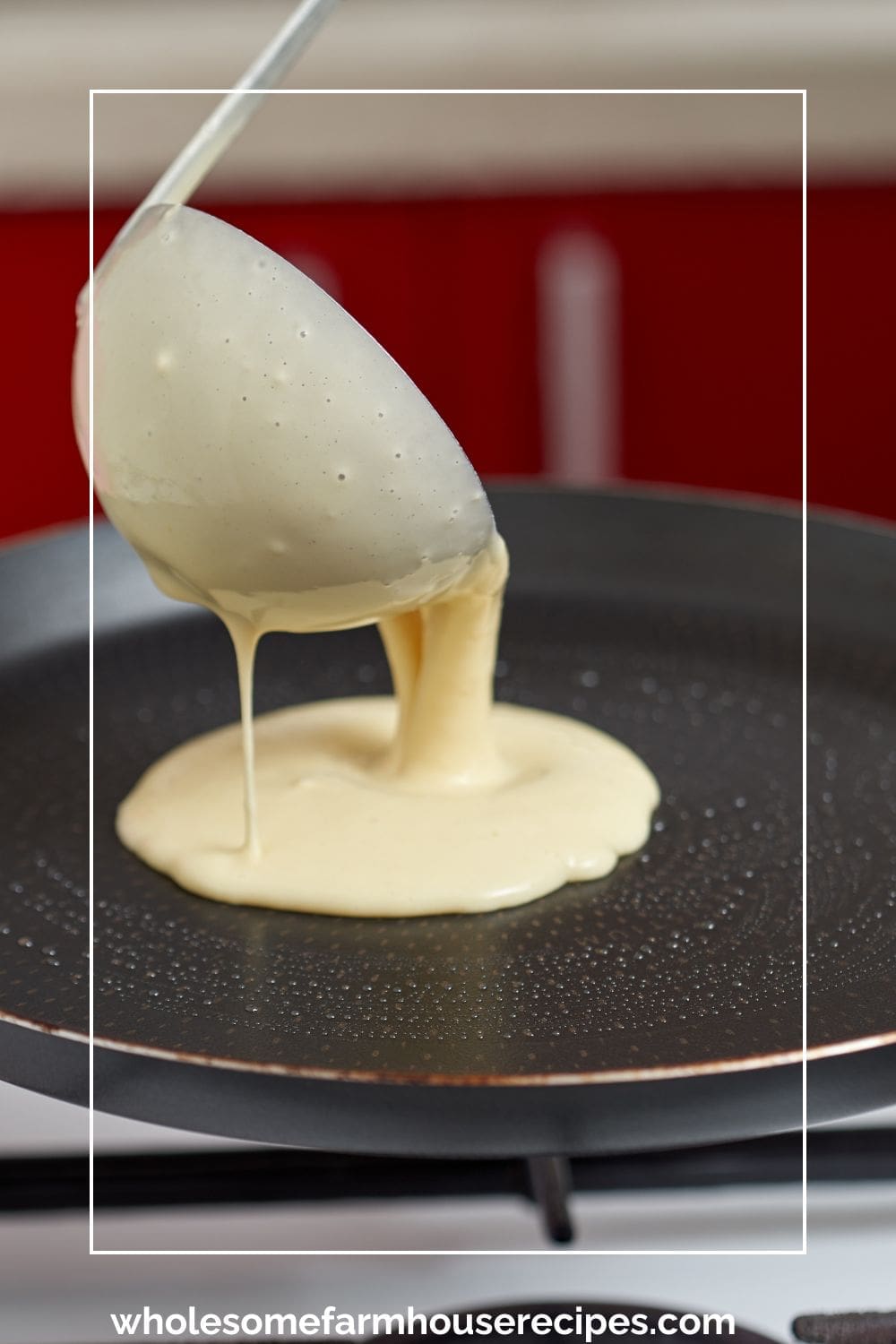 Adding Creamer to Pancake Batter