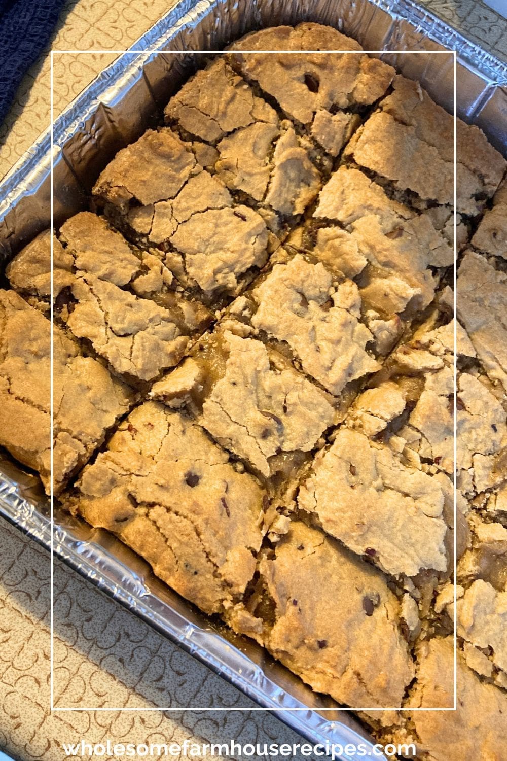 Congo Bars in Pan Ready to Serve