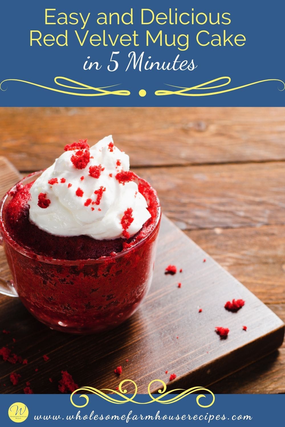 Easy and Delicious Red Velvet Mug Cake in 5 Minutes