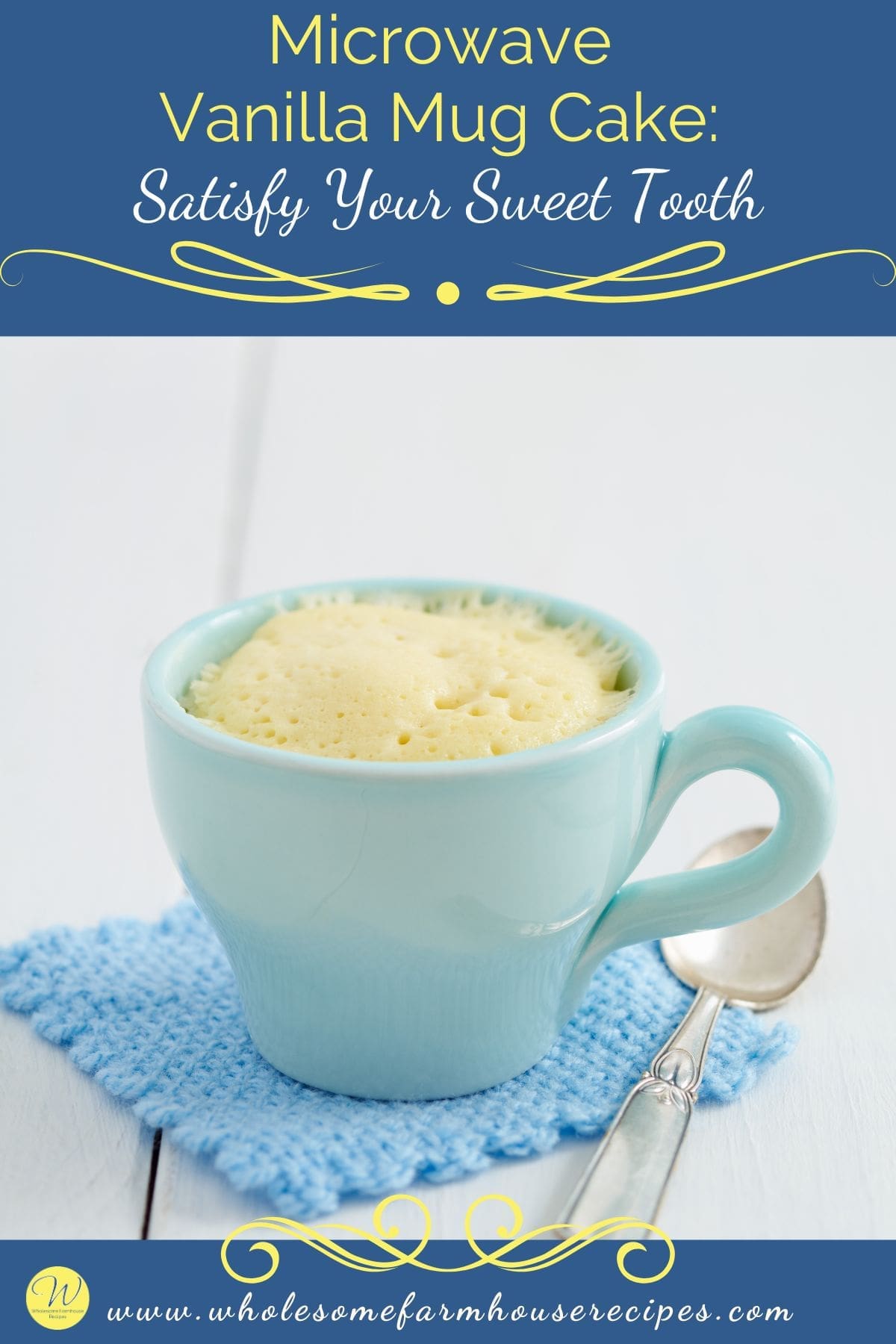 Microwave Vanilla Mug Cake Satisfy Your Sweet Tooth