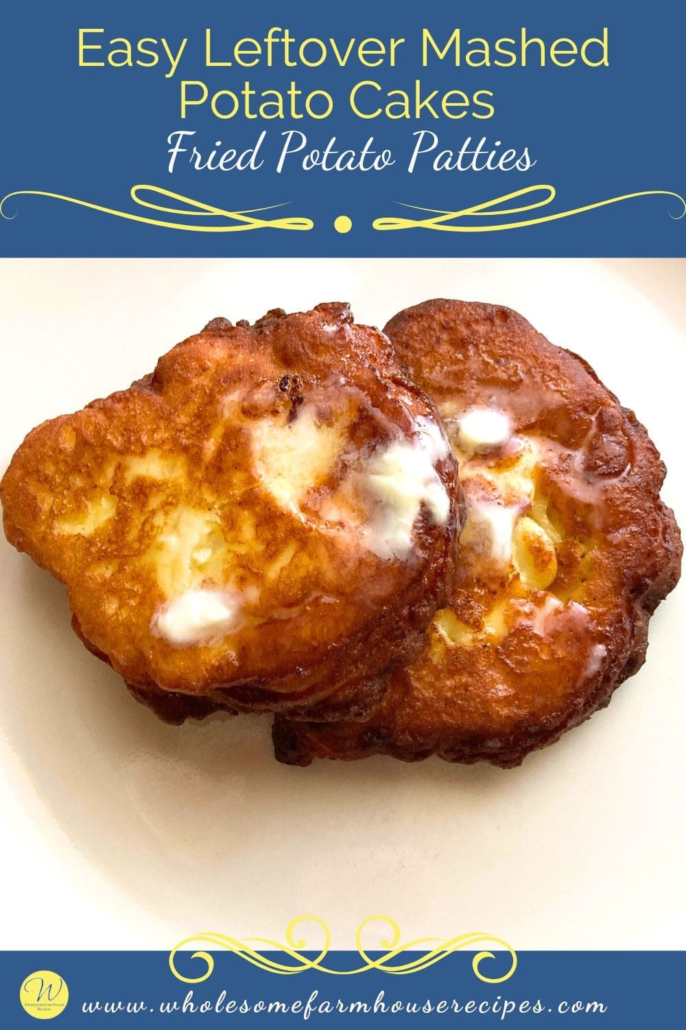 Easy Leftover Mashed Potato Cakes Fried Potato Patties