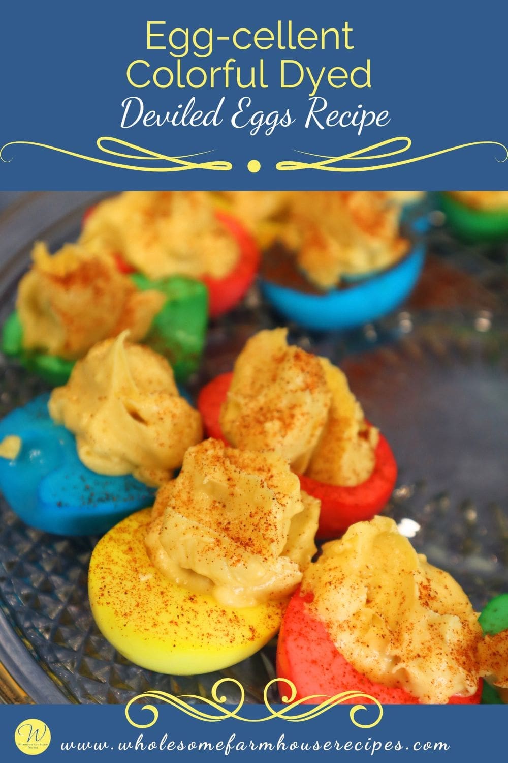 Egg-cellent Colorful Dyed Deviled Eggs Recipe