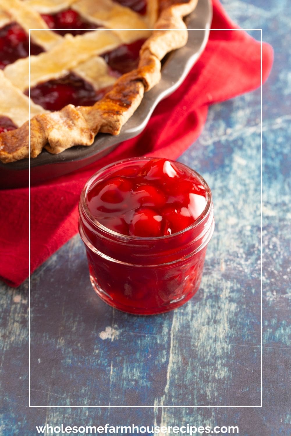 Cherry Pie from Homemade Pie Filling