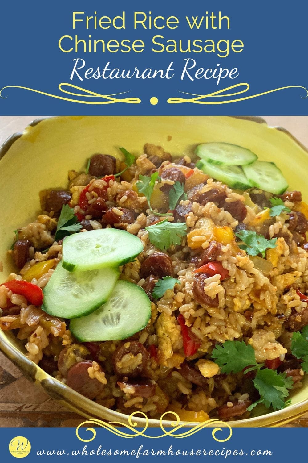 Fried Rice with Chinese Sausage Restaurant Recipe