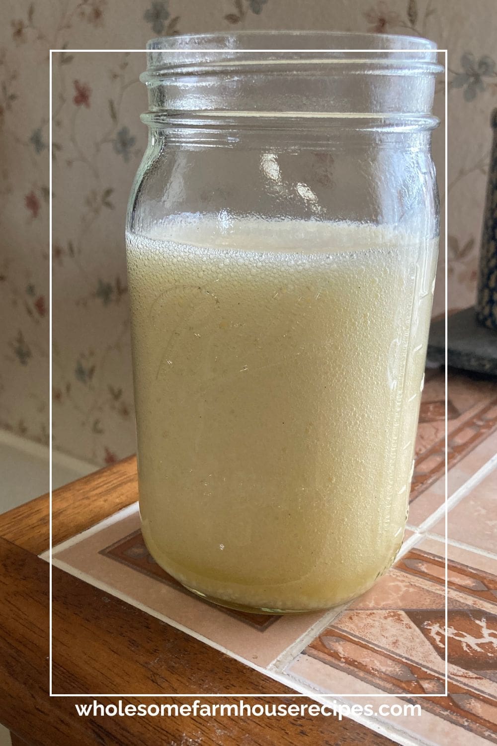 Glass jar of Pancake Syrup