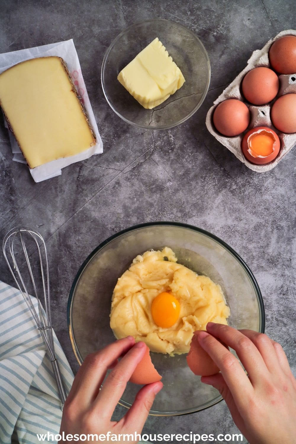 Making Choux Pastry Dough