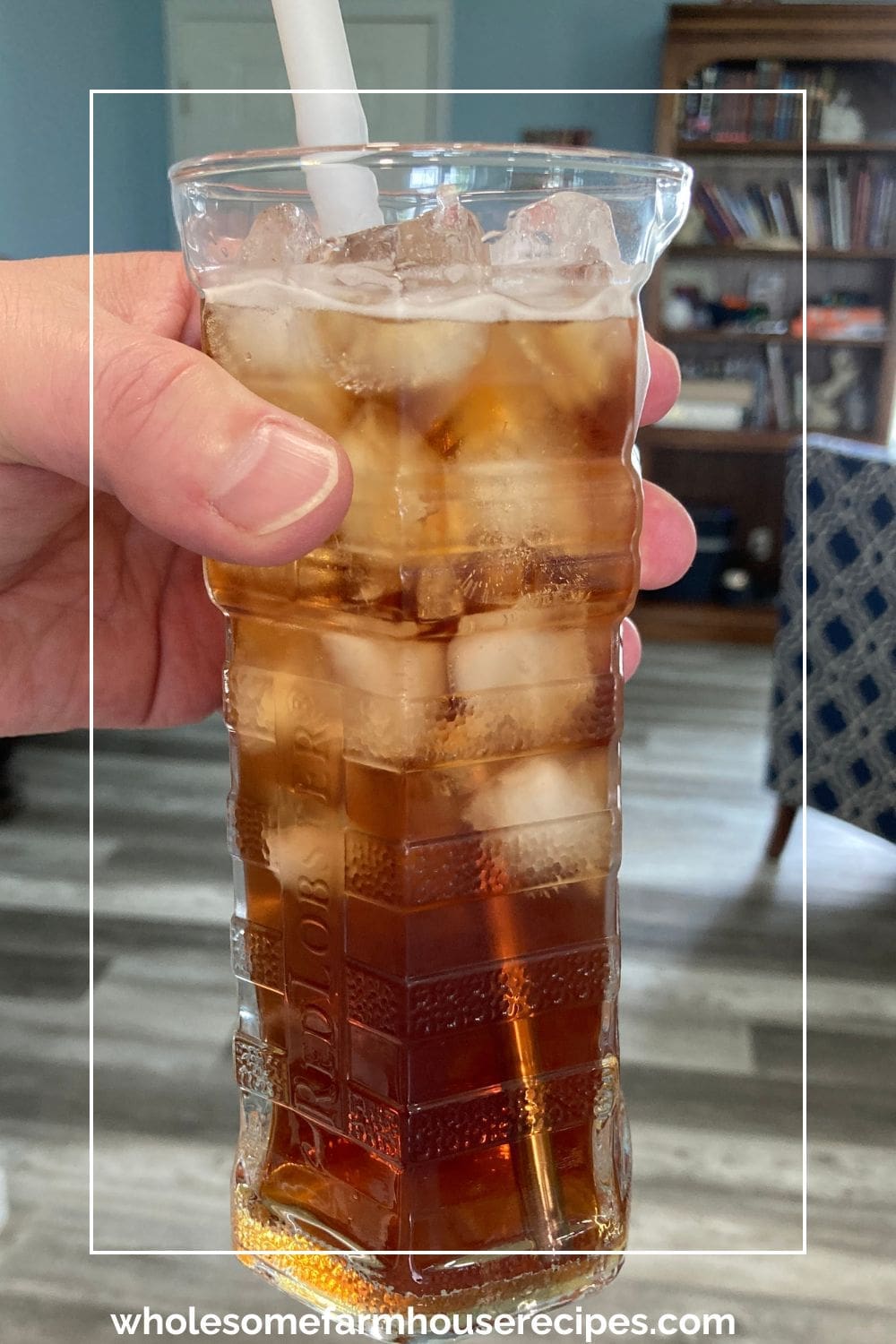 Refreshing Glass of Homemade Sweet Tea