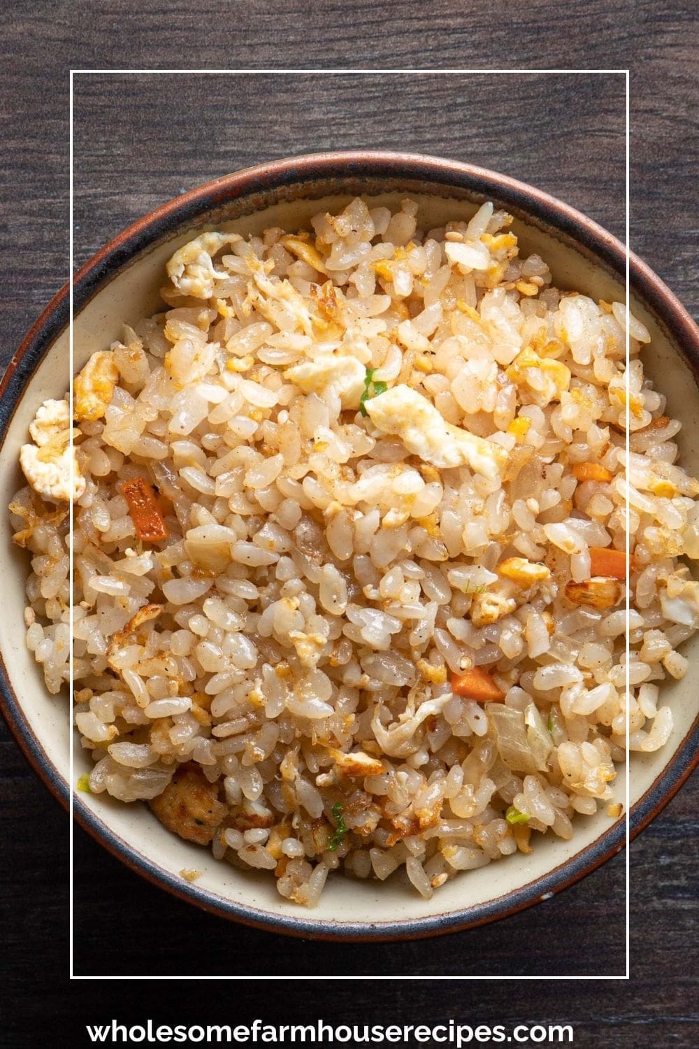 Copycat Benihana Fried Rice in Bowl
