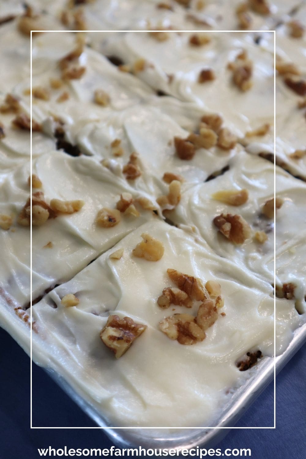 Pan of Carrot Cake Bars