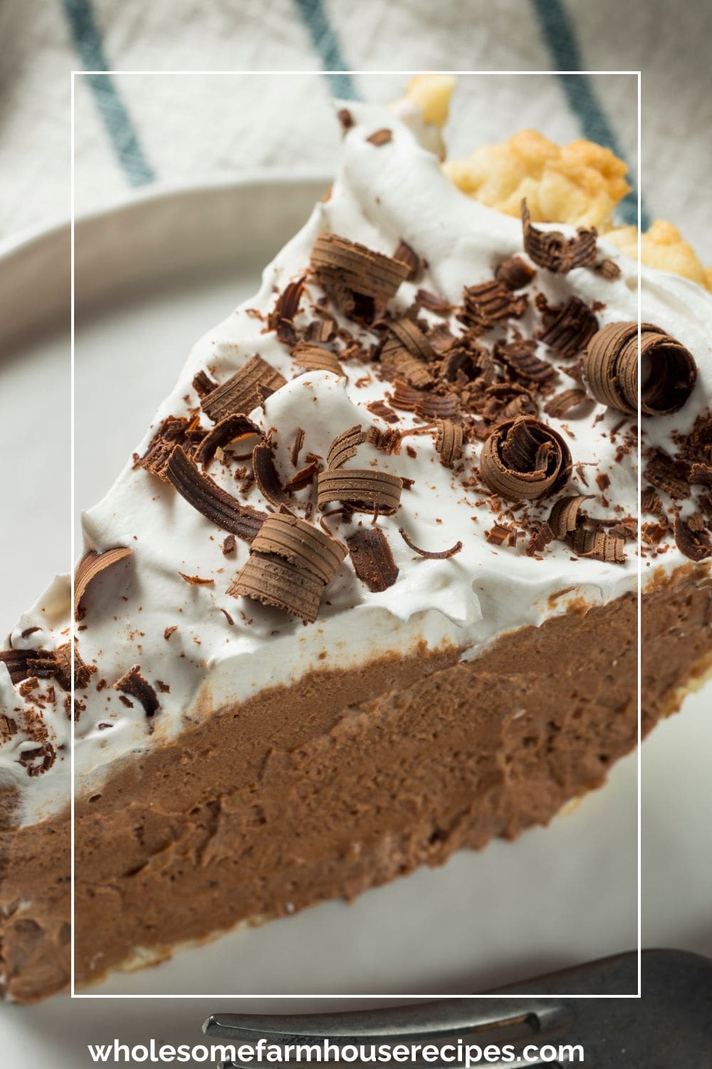 Piece of French Silk Pie