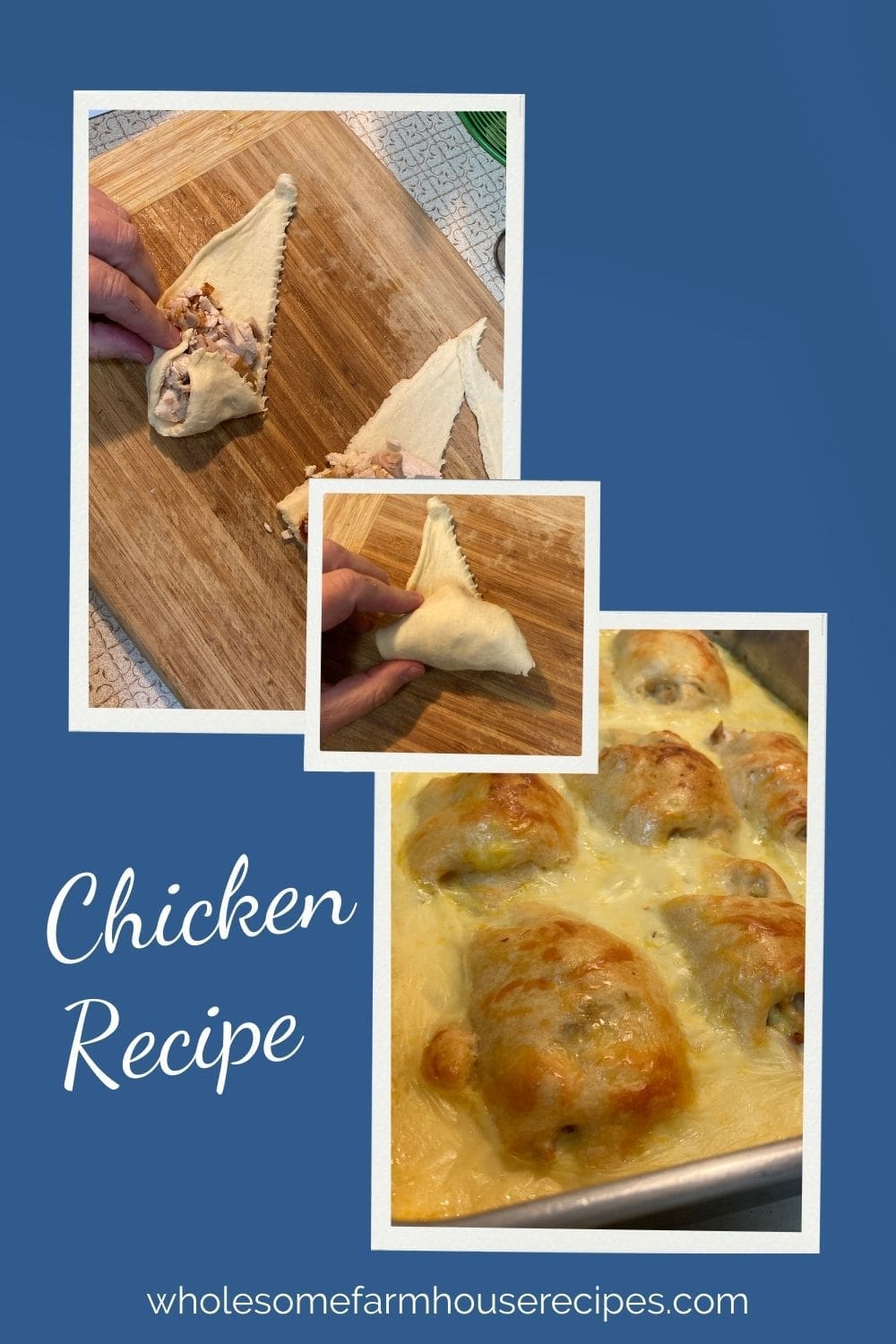 Making Chicken Roll Ups
