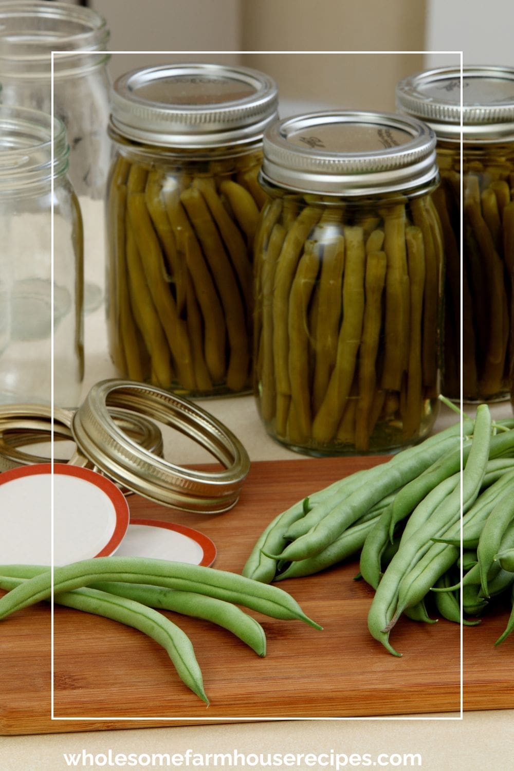 Packing jars for canning