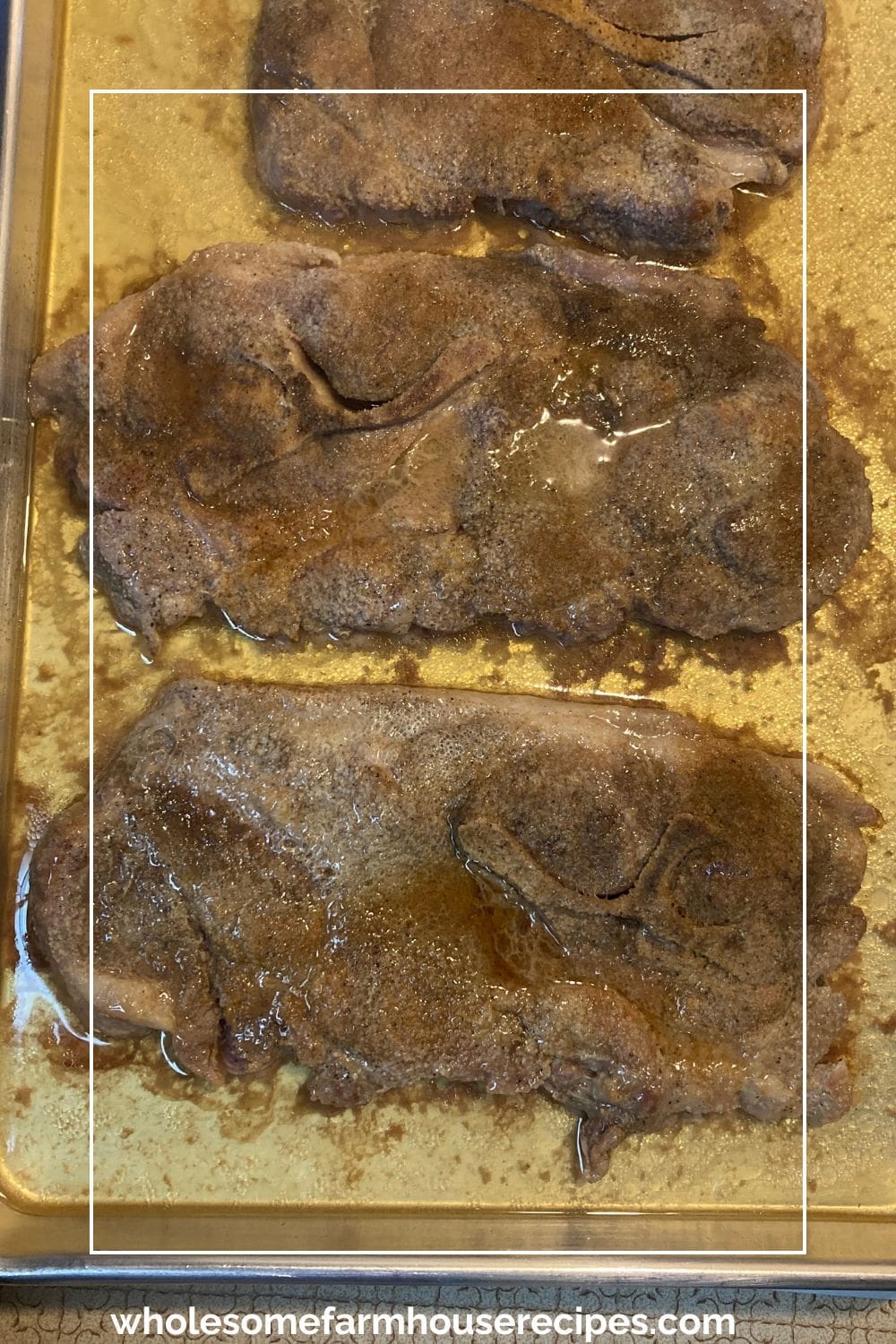 Tender and Juicy Baked Pork Steak