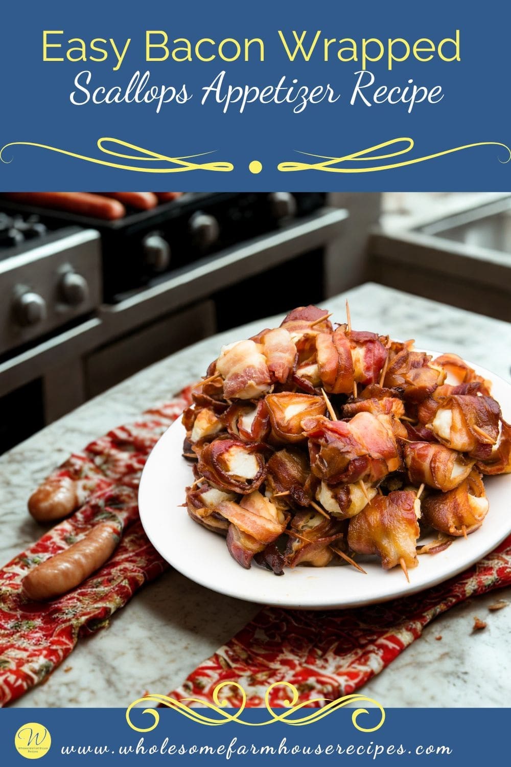 Easy Bacon Wrapped Scallops Appetizer Recipe