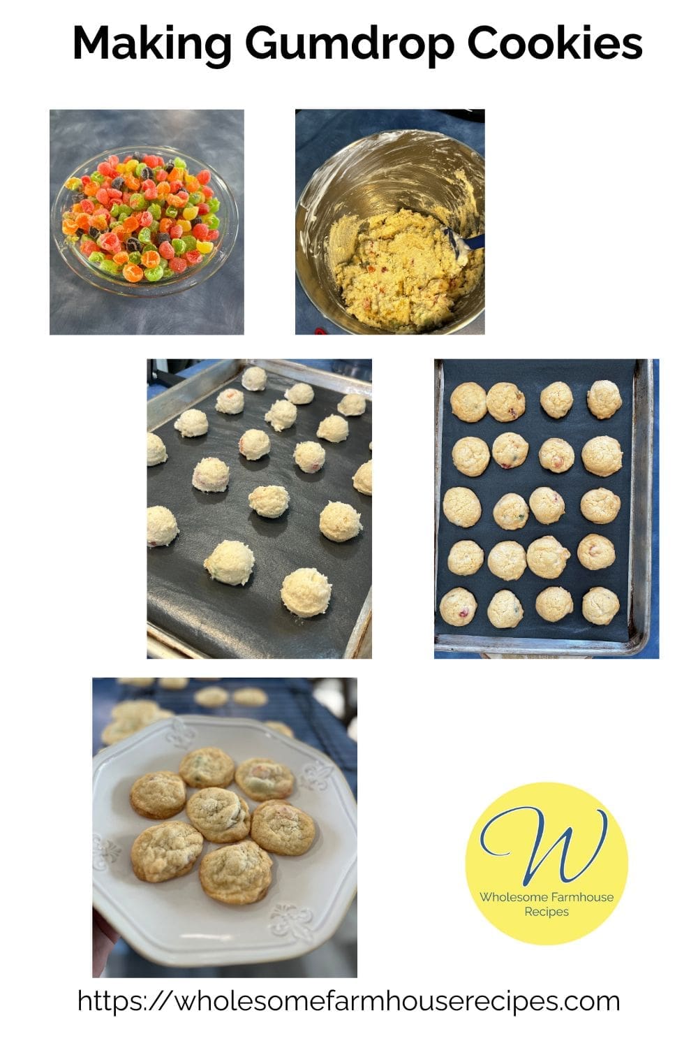 Making Gumdrop Cookies