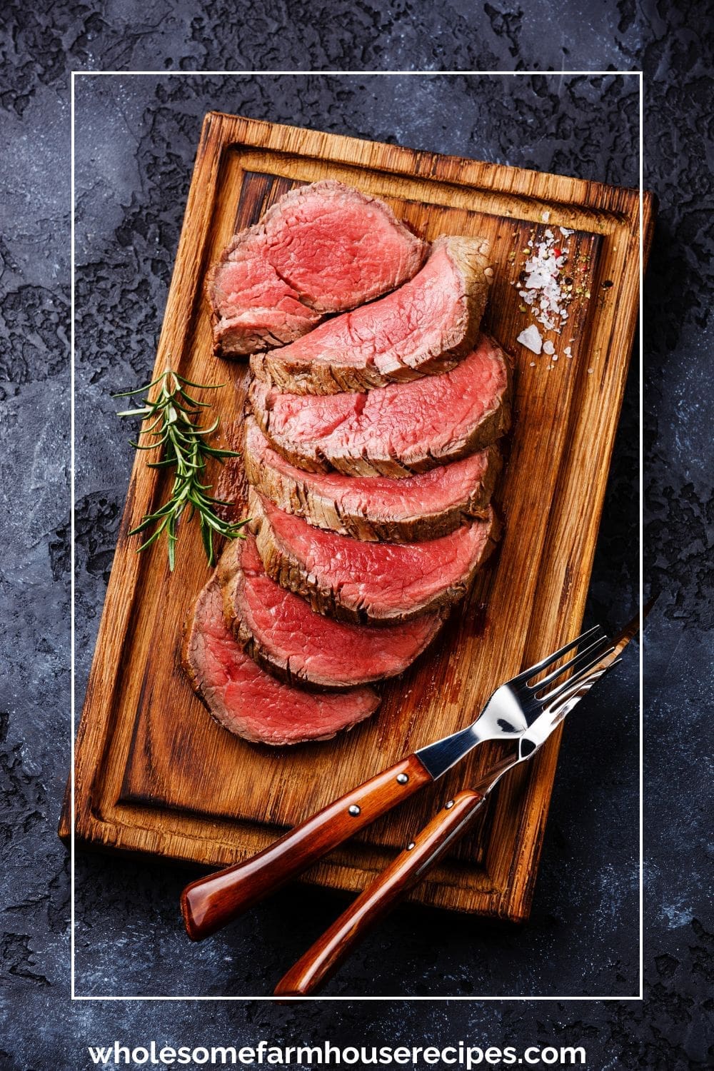 Medium Rate Tenderloin on Cutting Board