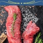 Bacon Wrapped Filet Mignon in Garlic Butter Sauce