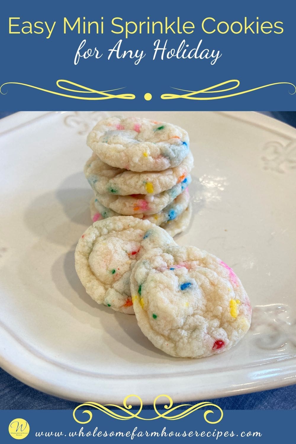 Easy Mini Sprinkle Cookies for Any Holiday