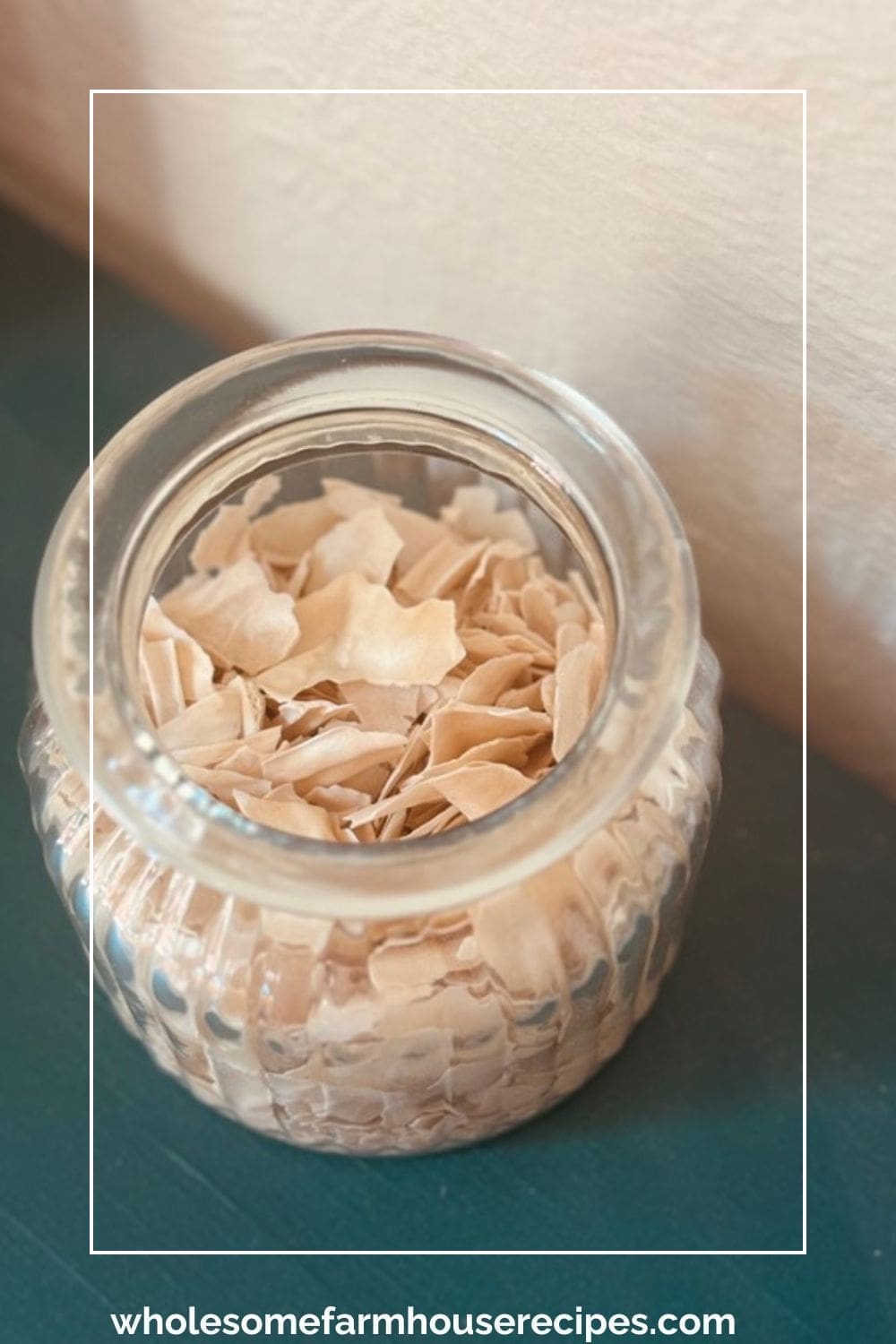 Jar of Dried Sourdough Starter