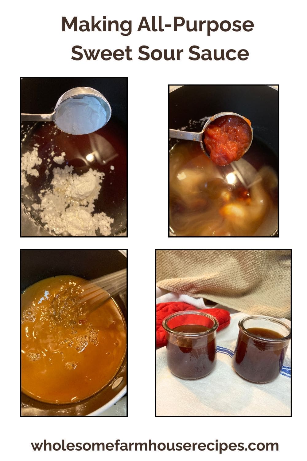 Making All-Purpose Sweet Sour Sauce