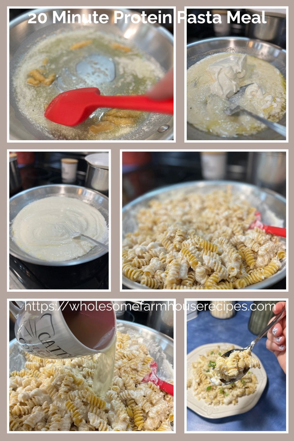 20 Minute Protein Pasta Meal