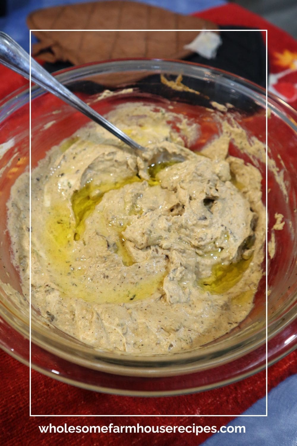 Baba Ganoush Dip with a Drizzle of Olive Oil