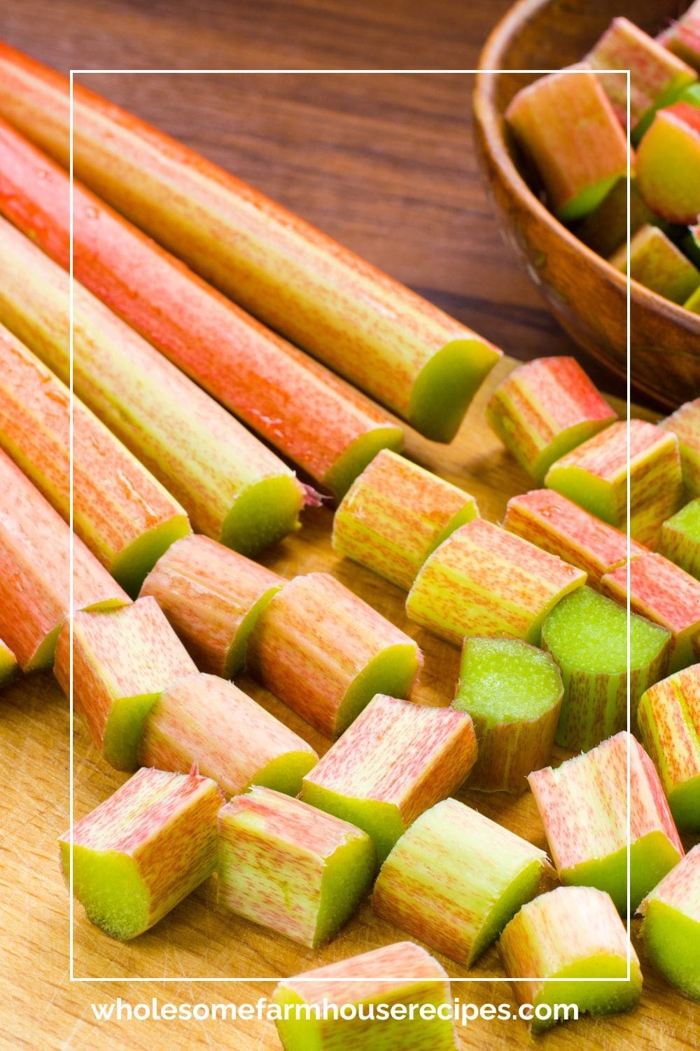 Diced Rhubarb