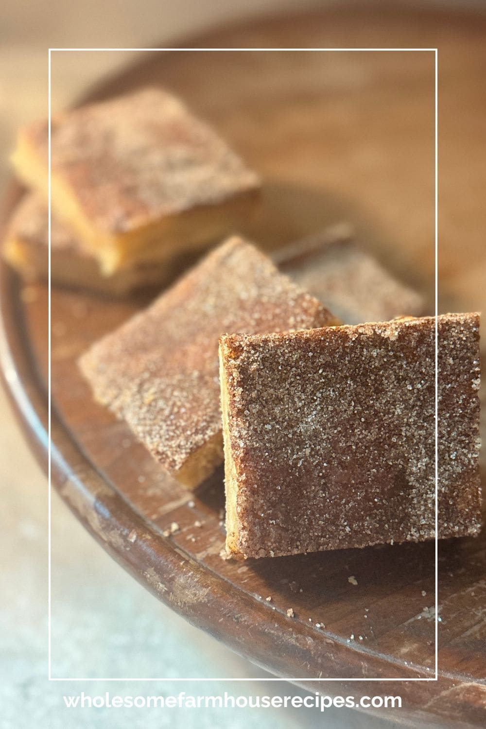 One Pan Cinnamon Sugar Snickerdoodle Squares