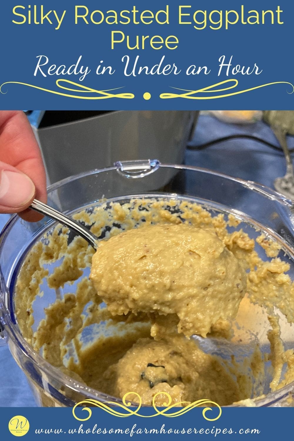 Silky Roasted Eggplant Puree Ready in Under an Hour